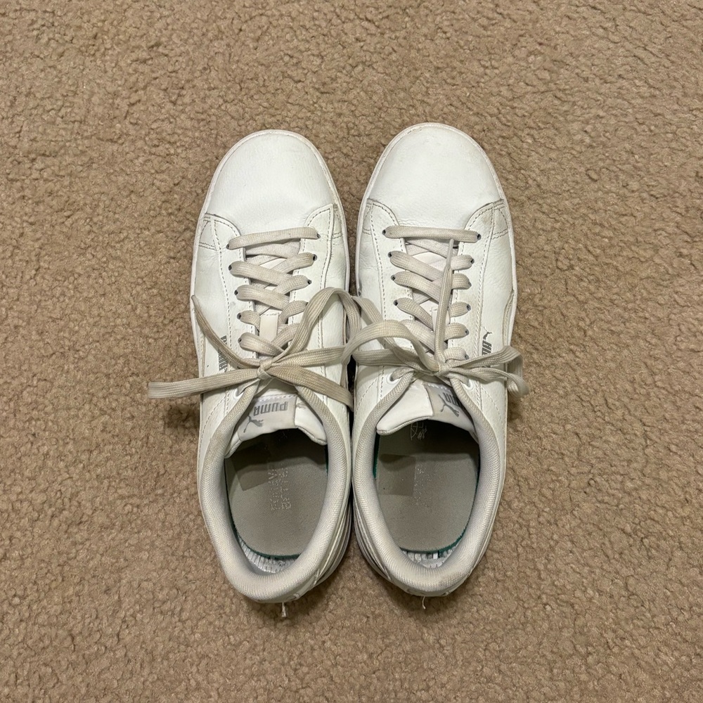 White Puma Sneakers